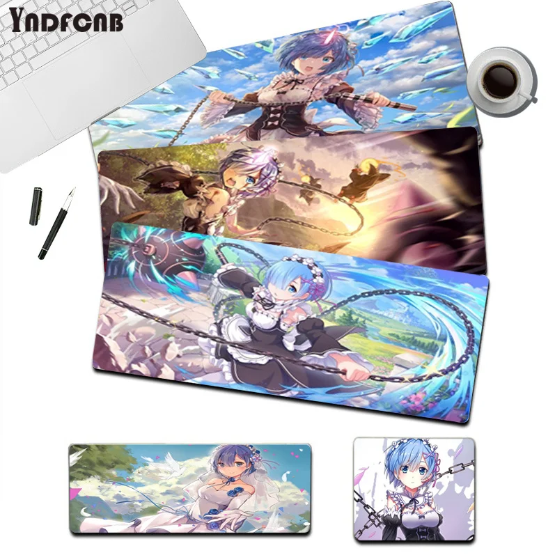 

Re Zero Rem Your Own Mats Large Gaming Mousepad L XL XXL Gamer Mouse Pad Size For Keyboards Mat Mousepad For Boyfriend Gift