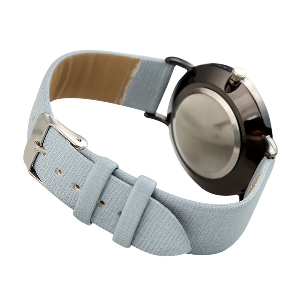 Легкие наручные часы женские кварцевые мужские изысканный ремешок бежевая