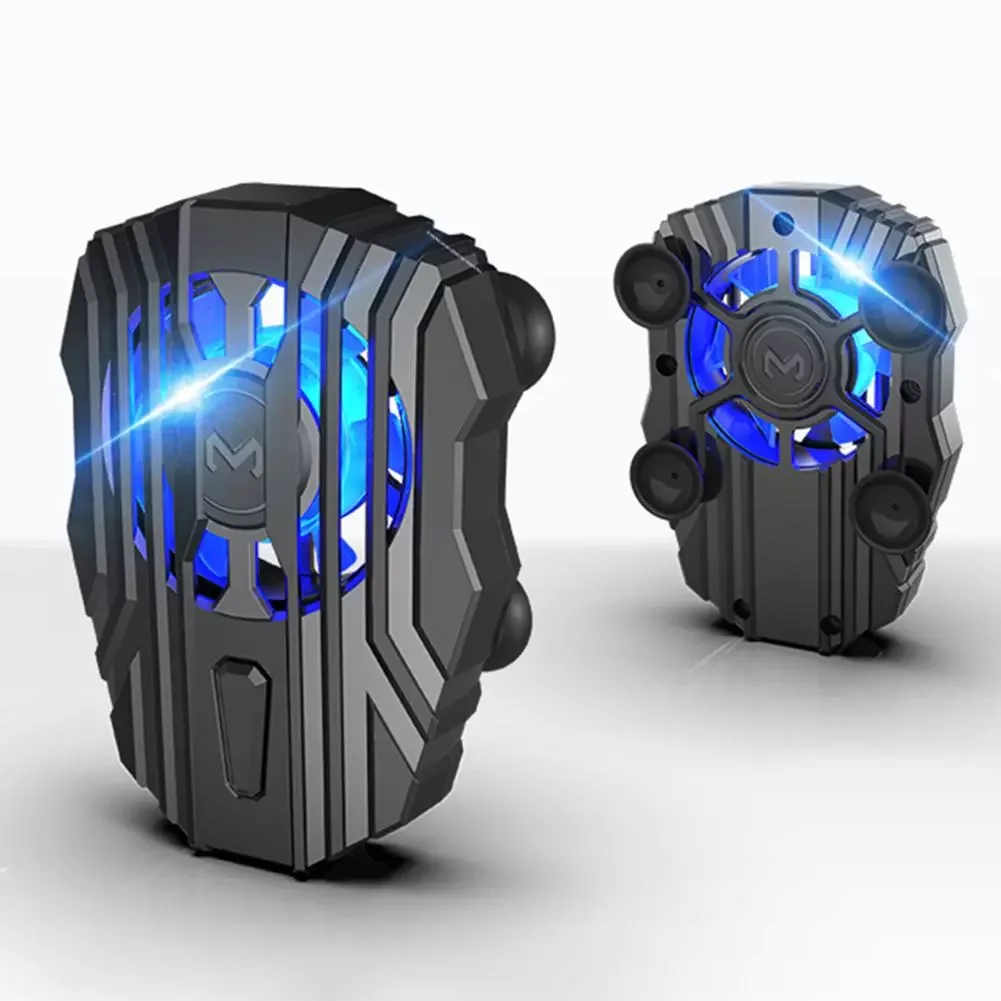 

Phone Cooler for IPhone Xs Max Xs XR Silent Phone Radiator PUBG Controller Handle LED Light Cooling Fan for Samsung Huawe