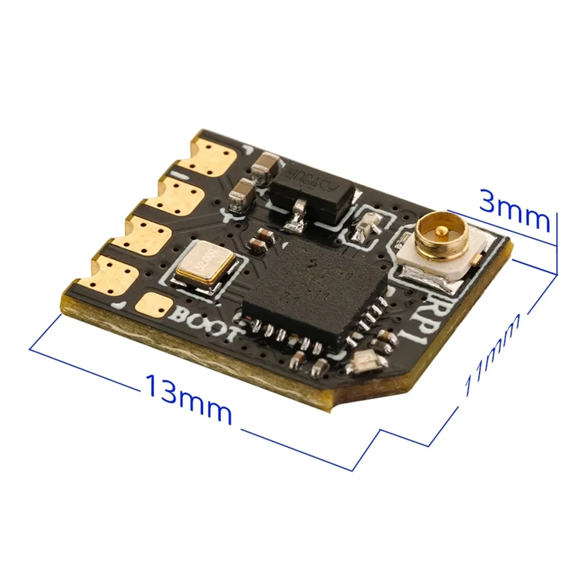 RP1 2 4 ГГц ExpressLRS ELRS Nano-приемник с Т-образной антенной для версии TX16S ZORRO TX12