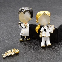new nurse doctor brooch cartoon painted exquisite badge brooch medical equipment pin popular alloy jewelry accessories boy girls