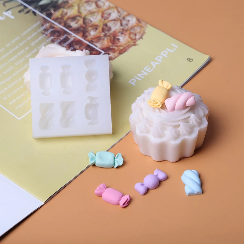 

2023 Silicone Candy Shape Sugarcraft Mold Resin Tools Cupcake Baking Mould candy cake decoration tool