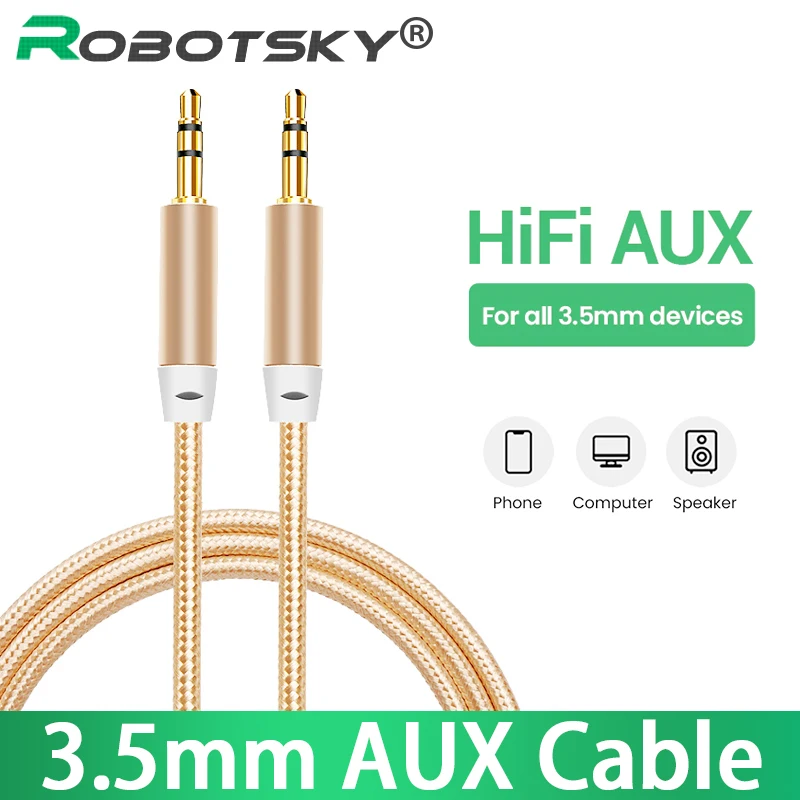 Аудиокабель со штыревыми соединителями 3 5 мм аудиокабель на обоих концах для