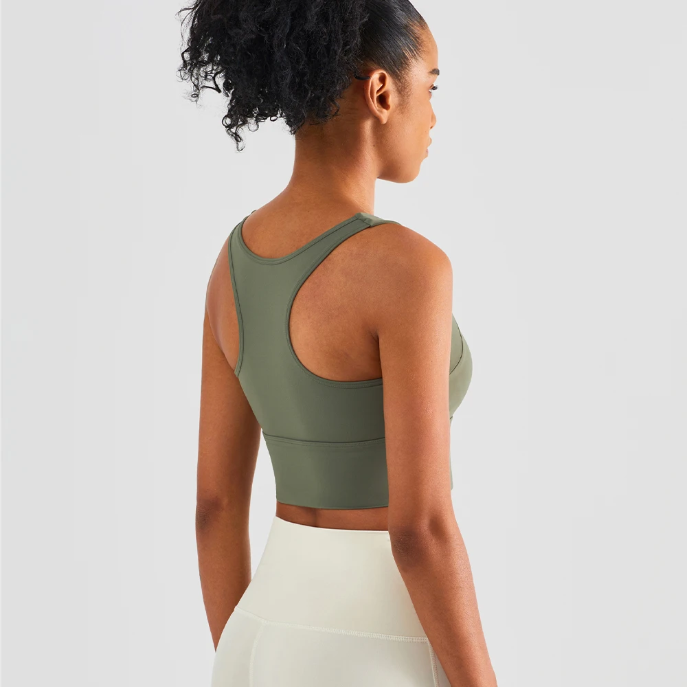 Vnazvnasi Women Yoga Bra Fitness Top Fixing Brassiere Cup No Move Running Vest Push Up Gym Sport Bra Female Sportswear