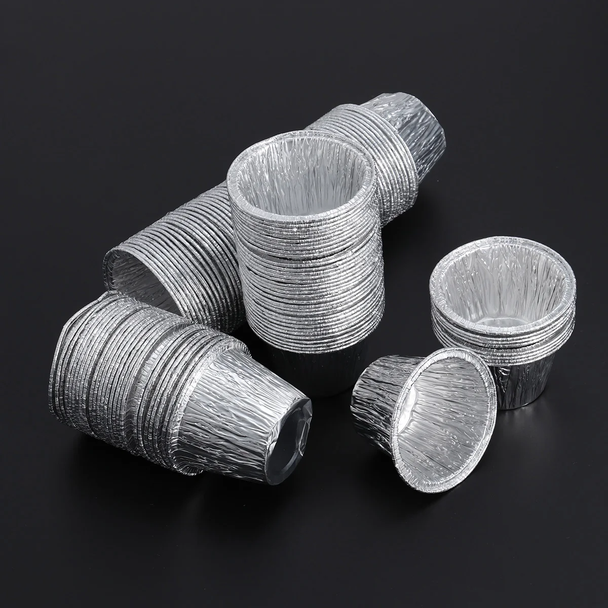 

Tart Egg Cupspans Pie Pan Mini Baking Mold Tin Muffin Aluminum Tins Disposable Cake Pudding Molds Round Cupcake Liners Cup Pot