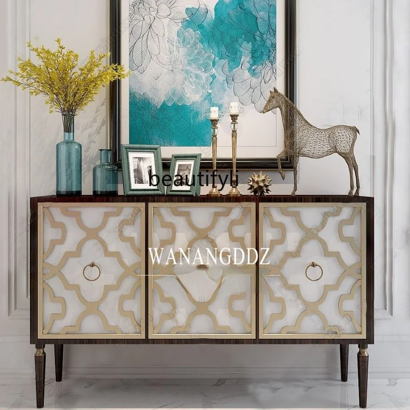 

Простой светильник роскошный шкаф в американском стиле из массива дерева, буфет, шкаф для обуви, шкаф для хранения