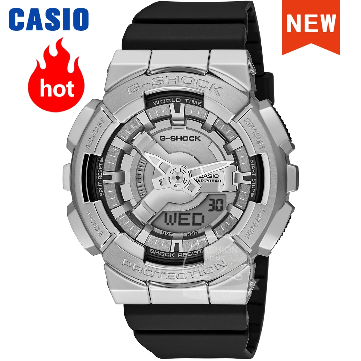 

Casio g shock Watch for men top luxury set Sport quartz men watch 200m Waterproof watchs LED relogio digital Watch GM-S110-1A