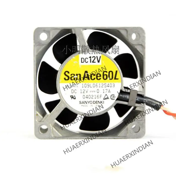 

New 6CM 109L0612S403 6025 12V 0.17A Cooling Fan Assembly Kit