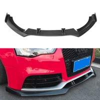 rs5 carbon fiber front bumper lip diffuser car body kit for rs5 2012 2016