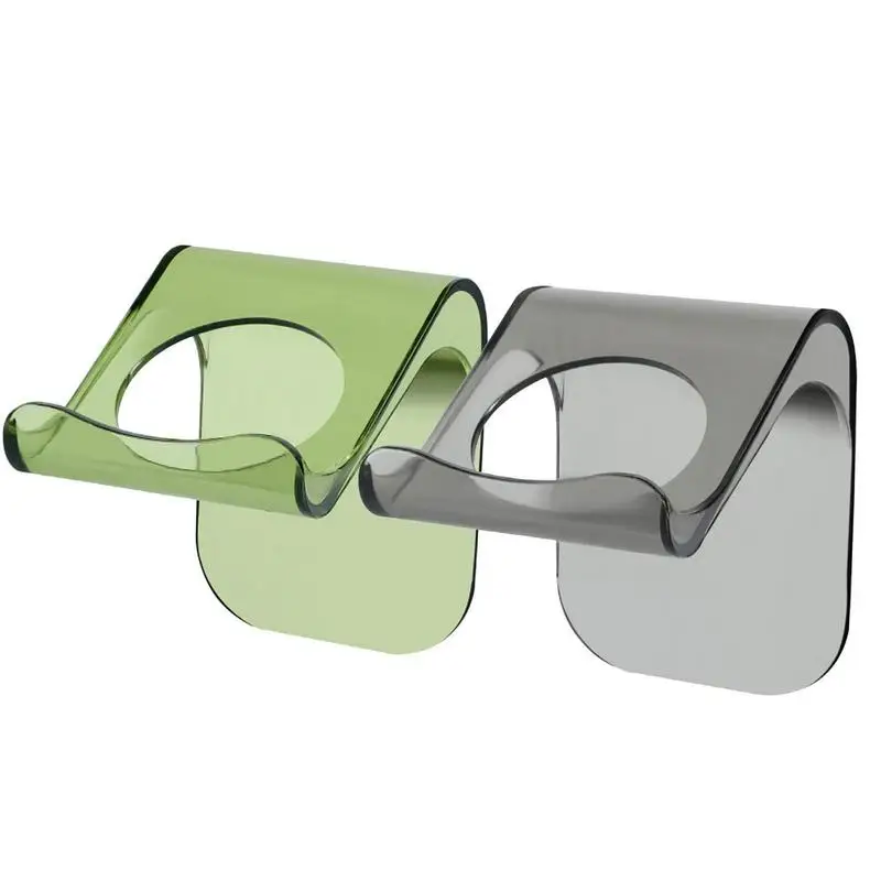 

Вешалка для бритвы, легкий держатель для Мужской бритвы без отверстий, самоклеящийся держатель для бритвы из поликарбоната, настенное крепление, крючок для хранения, органайзер, инструмент для