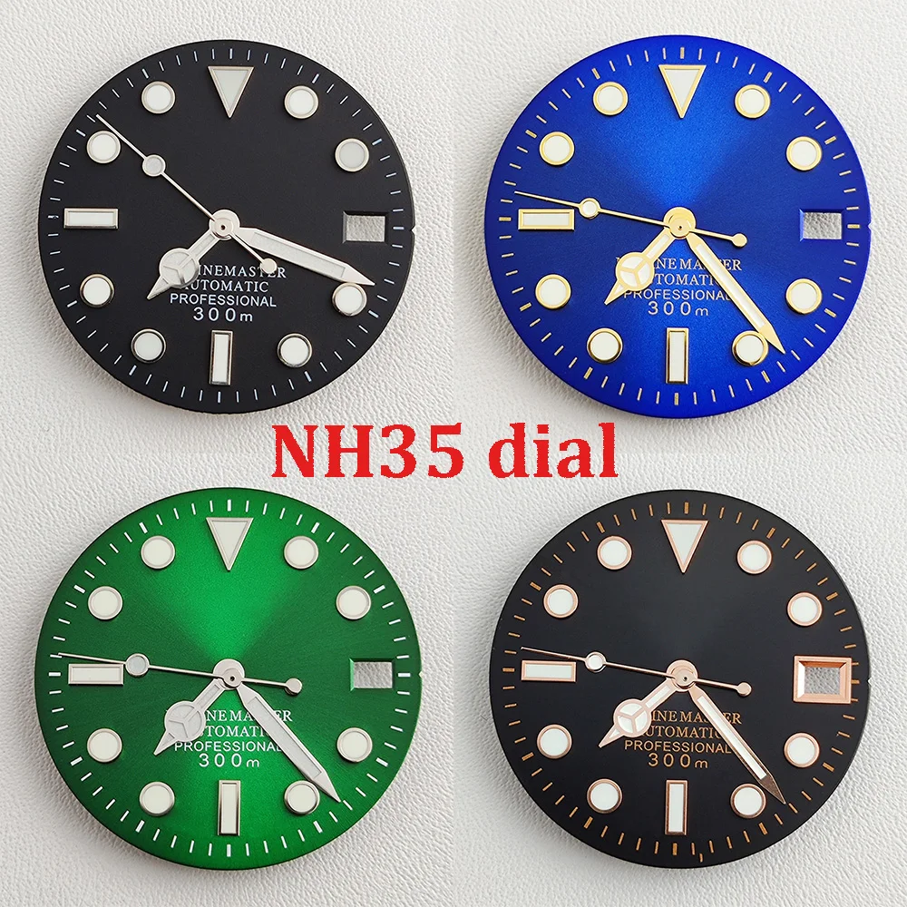 

Циферблат NH35, циферблат NH36, циферблат 28,5 мм, зеленый светящийся циферблат, подходит для часов NH35 NH36, аксессуары для часов, инструмент для ремонта часов