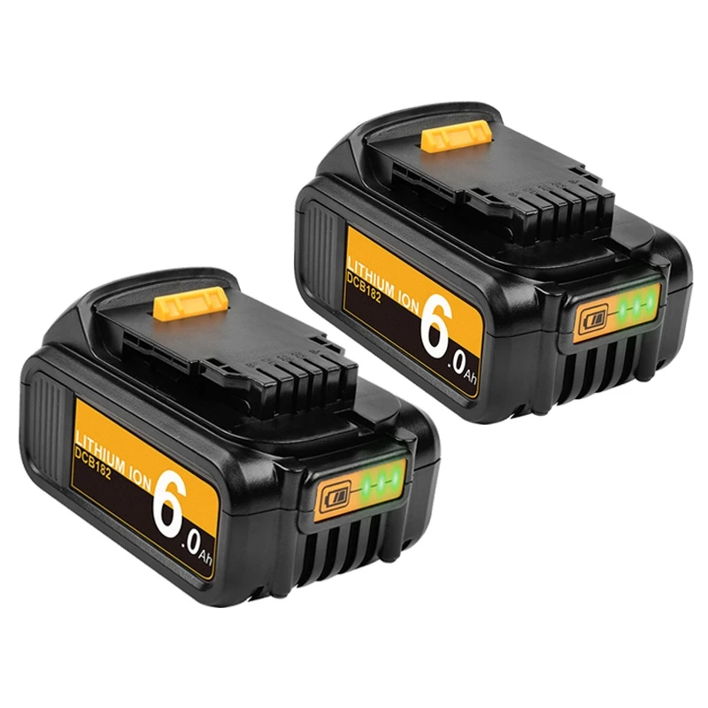

18V 6000mAh For DeWalt DCB200 MAX power tool Replacement for DeWalt DCB184 DCB181 DCB182 DCB200 20V 6A 18Volt 18 v Battery L50