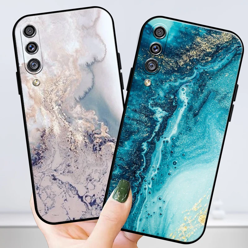

Marble Texture Phone Case For Samsung A21 A22 4G A20E A02 A01 A21 A30S A02S 5G A03S A21S A20 A10 A20S A10S A11 Core Otwi Bumper