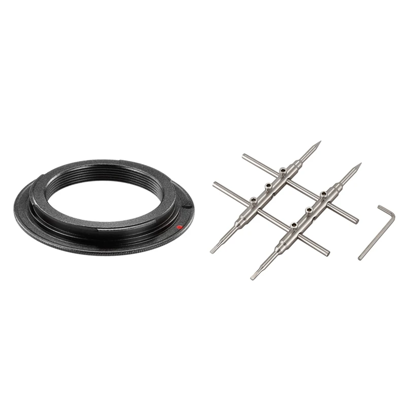 

RISE-1 шт. черный металлический адаптер для крепления объектива и 1 комплект гаечных ключей для объектива цифровой зеркальной камеры