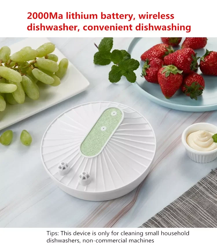 Ultrasonic Dishwasher Portable Mini Dishwashing Automatic Electric Multi Dish Vegetable Fruit Washing Machine Household enlarge