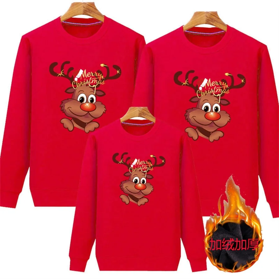 Рождественские Семейные наряды снеговик Джерси Рождественский свитер мама папа