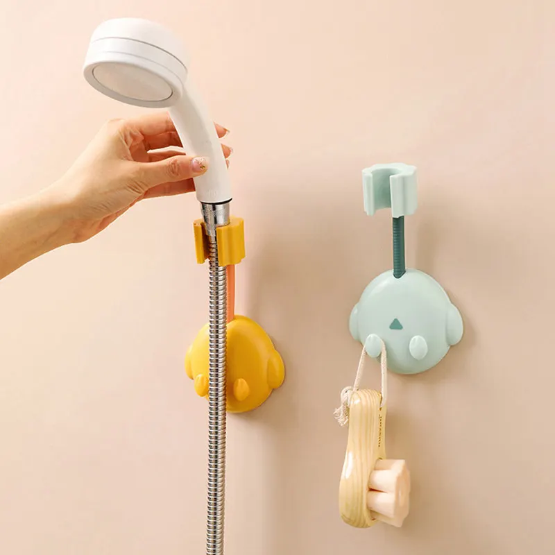

Cartoon Shower Head Holder Durable Adjustable Wall Mount for Hanging Brush And Bath Ball Cute for Handheld Home Bathroom