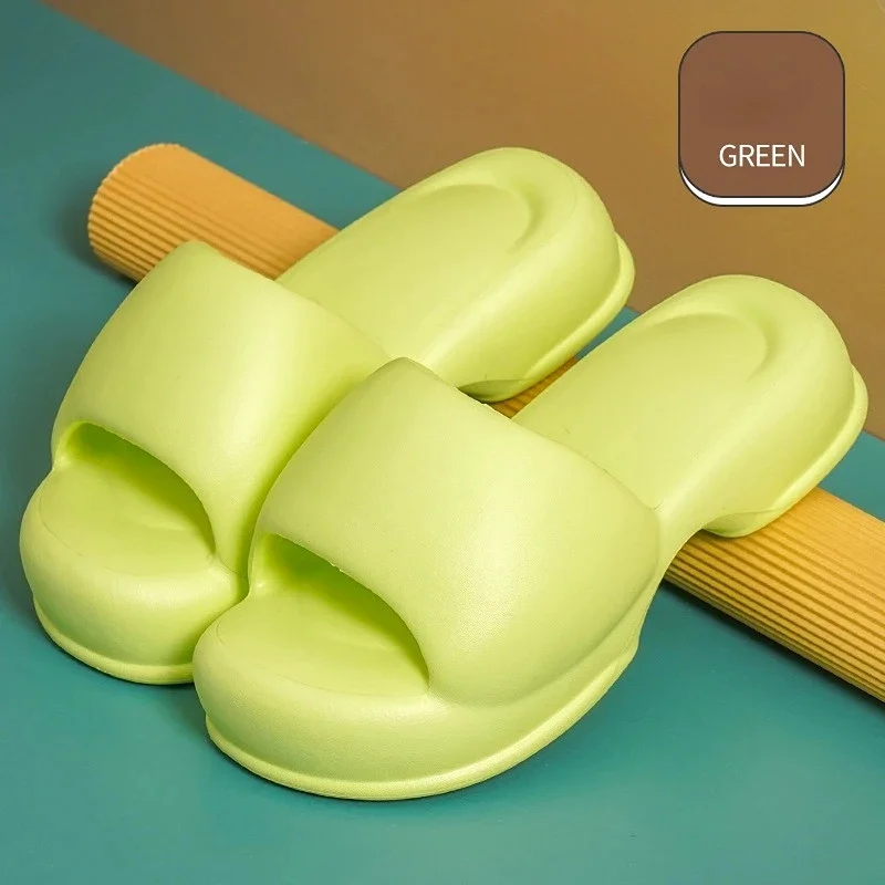 

Women's Shoes 2023 Thick Heels Chunky Female Slippers Platform Summer Seaside Holiday Ladies Slides Fashion Anti-skid Flip Flops