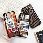 Чехол с ярлыком для Samsung S21, чехол для Galaxy S20 FE M31 A13 A12 A21S A31 A32 A10 A50 A51 A52S 5G A71 A72 A22 A03S S22, ультракрышки