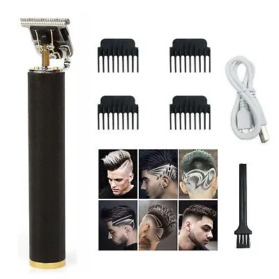 New in Trimmer T-Blade Hair Clipper Cutting Barber Cordless US sonic home appliance hair dryer Hair trimmer machine barber free