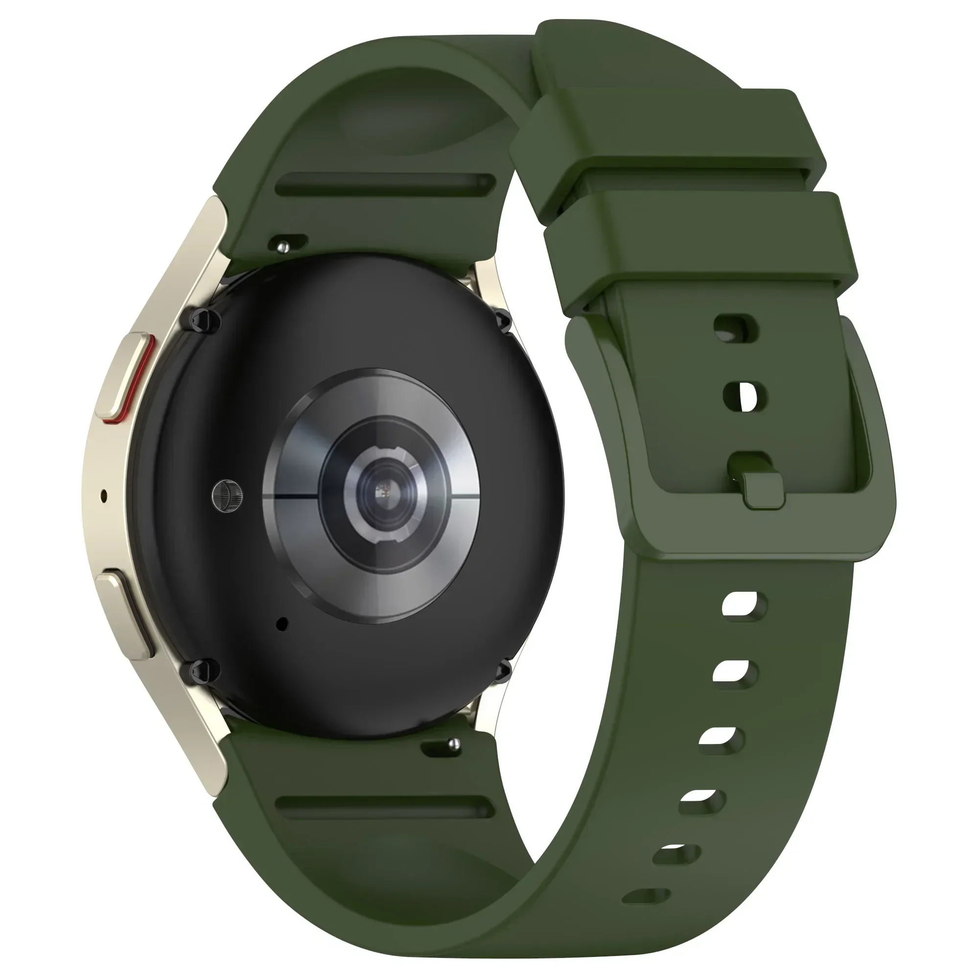 Фото Силиконовый ремешок для Samsung Galaxy Watch 7, 6, 5, 4, 40 мм, 44 мм, 5Pro, 45 мм, оригинальный ремешок для Galaxy Watch6-4 Classic, 47/46/43/42 мм, браслет №4
