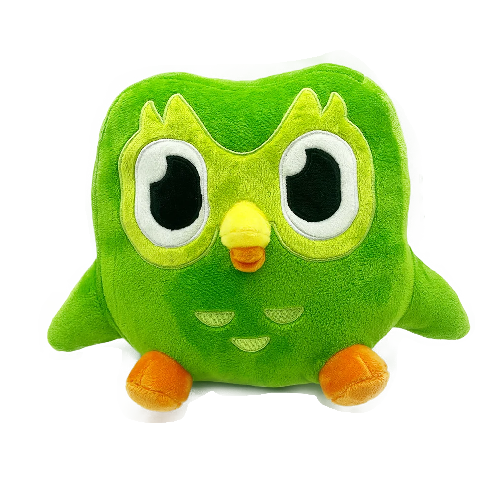 

Lovely Green Duolingo Owl Plush Toy Duo Plushie of Duo The Owl Cartoon Anime Owl Doll Soft Stuffed Animal Children Birthday Gift