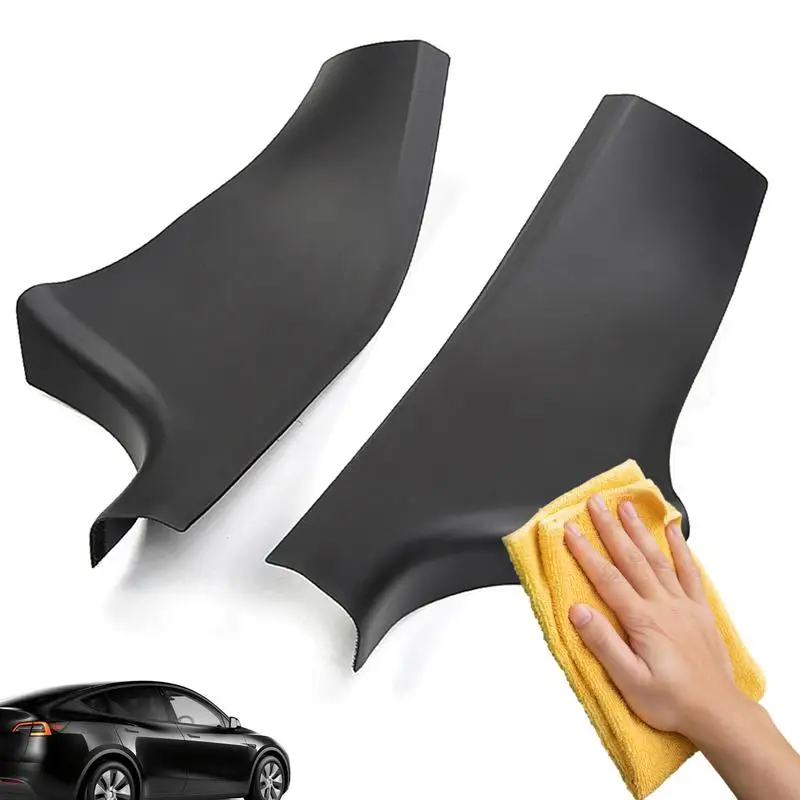 

Car Door Sill Guards For Tes-la Model Y ABS Car Door Entry Guards Scratch Cover Protector ABS Sill Scuff Cover Panel Black