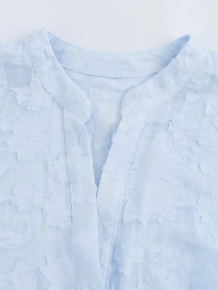 Блузка женская KAOPU ZA с контрастным принтом