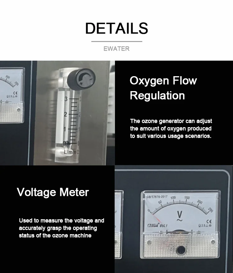Промышленный 3G/hr портативный мини-генератор озона для дезинфекции бассейна