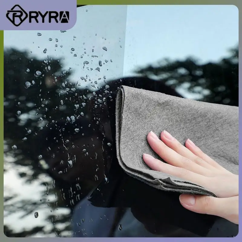 

2/4/5PCS Glass Wiping Cloth Reusable Window Cleaning Cloth No Watermark Thickened Dishcloth Kitchen Towel Cleaning Tools Hot Rag