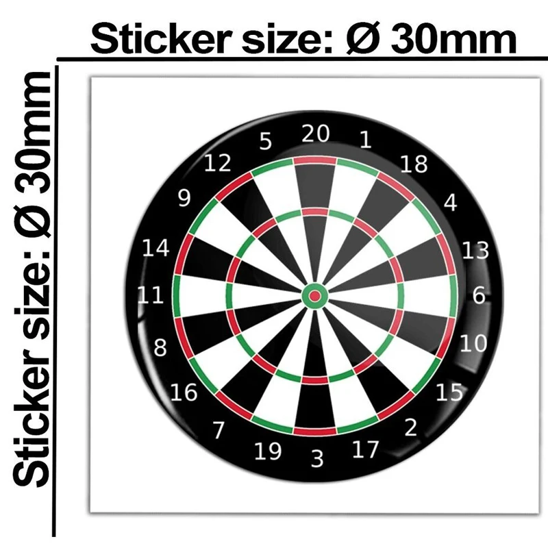 

3d-наклейка с логотипом Дротика, купольная наклейка для ПК, телефона, планшета, автомобиля, мотоцикла, индивидуальная резиновая наклейка, обработка полиуретанового материала