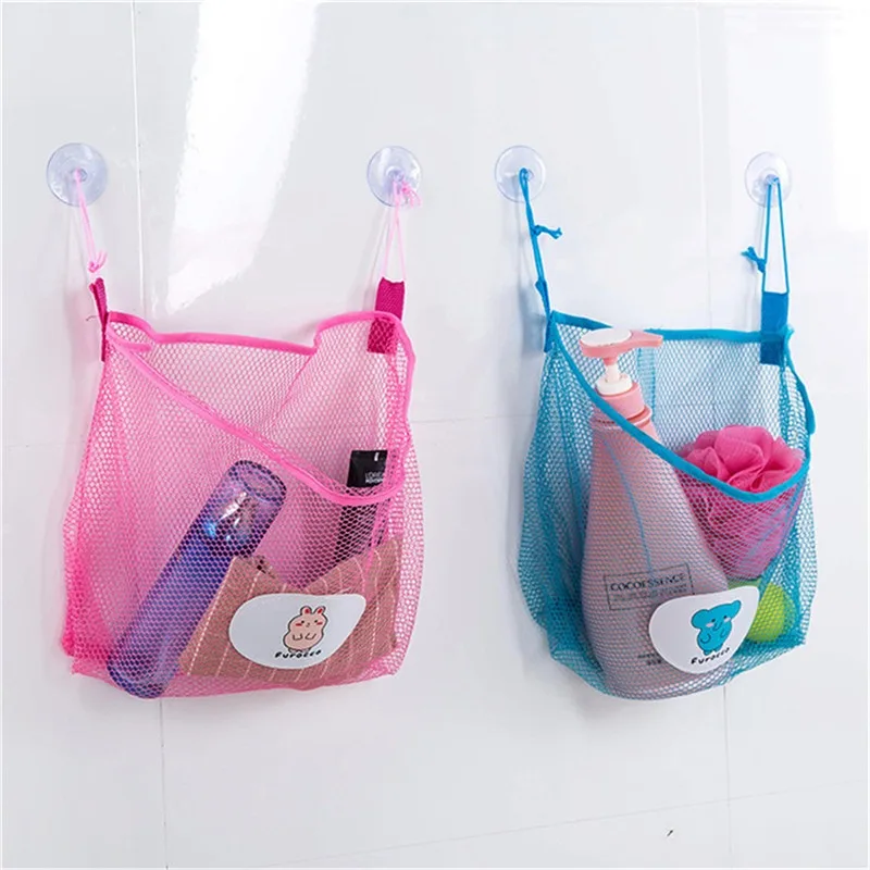 Baby Bathroom Mesh Bag For Bath Toys Bag Kids Basket Net Children's Games Network Toy Waterproof Cloth Sand Toys Beach Storage