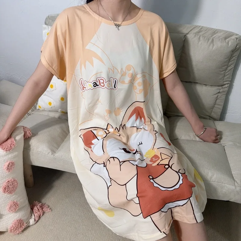 Ночная рубашка MINISO оранжевая