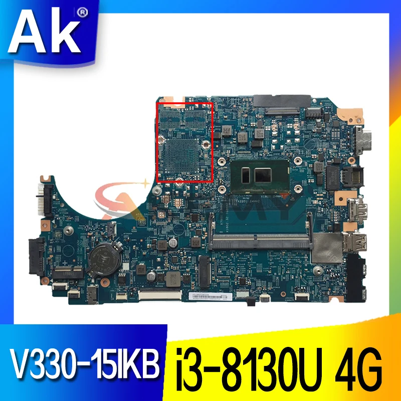 

for Lenovo V330-15IKB Laptop Motherboard CPU:I3-8130U RAM:4G 17807-3M FRU:5B20Q95169 5B20Q95160 5B20Q95163 5B20Q95167