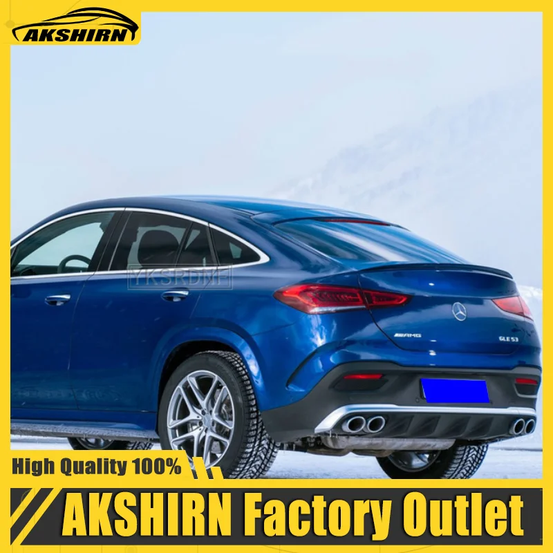 

For Mercedes GLE Coupe Class W167 C167 GLE350 450 500e 2020 2021 ABS Car Trunk Spoiler Tail Wing Decoration Rear Wing Spoiler
