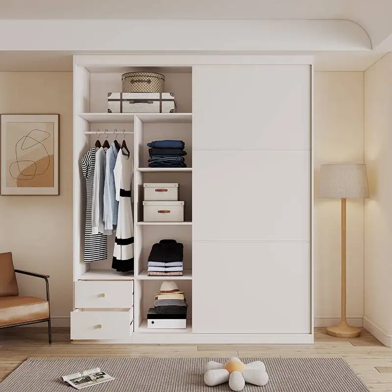 Деревянные шкафы-органайзер роскошная тихая скандинавская одежда шкафы для