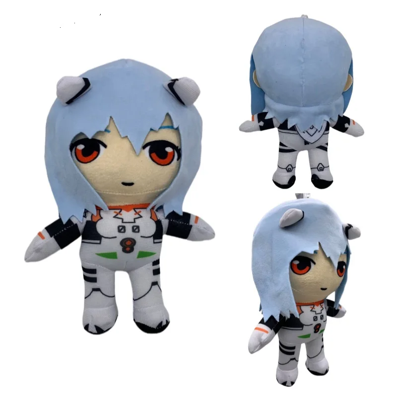 

Милая плюшевая кукла Аянами Рей 22 см, мультяшная японская искусственная милая плюшевая кукла EVA, мягкая набивная кукла для декора комнаты, п...