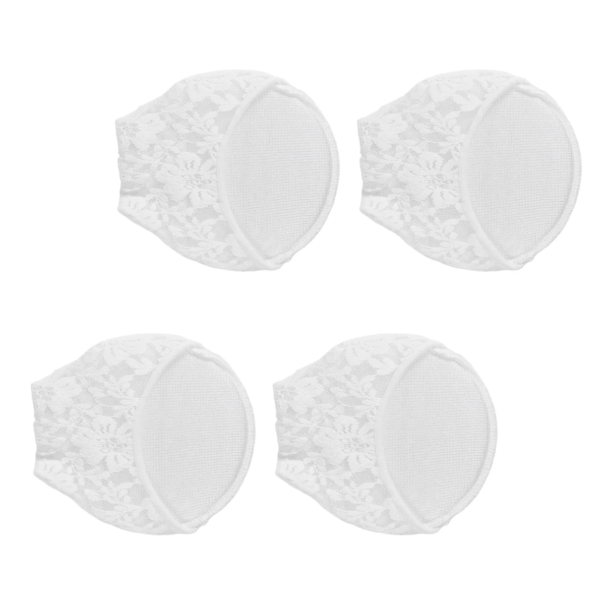 

2 Pairs Forefoot Sleeve Insoles Women Heels Toe Cover Liners Forefoot No Show Socks Ondo Socks Women Floor Mat Forefoot Socks
