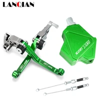 for kawasaki klx150s klx 150s 2009 2010 2011 2012 2013 cnc pivot brake clutch levers stunt clutch lever easy pull cable system