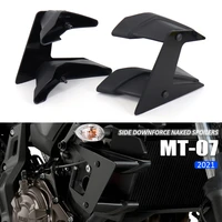 for yamaha mt07 mt 07 mt 07 2021motorcycle side downforce naked spoilers fixed wing winglet fairing wings deflectors
