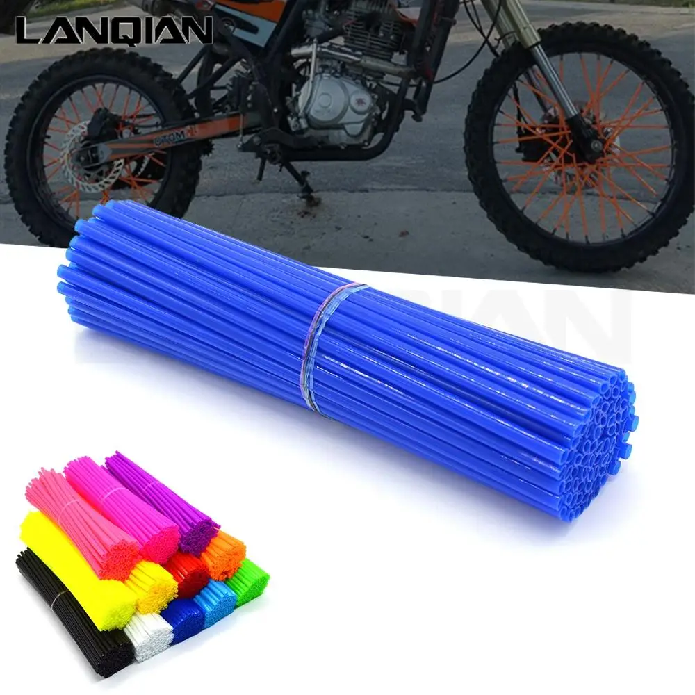 

Motorcycle Wheel Rim Spoke Skins Covers Wrap Tubes Decor For YAMAHA WR250F/250F/450F/250R/X SEROW225/250 TTR250/600 XT250X TTR