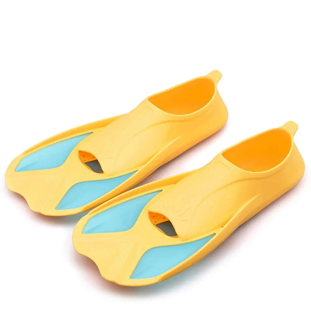 

1 Pair Children Swimming Fins 4 Size 30-37 Short Flippers Diving Shoes Diving Swimming Equipment
