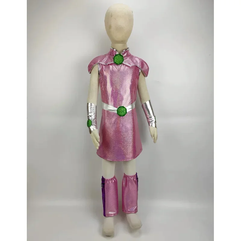 Костюм StarFire для подростков Starfire косплей детей платье TuTu костюм на Хэллоуин (3-9