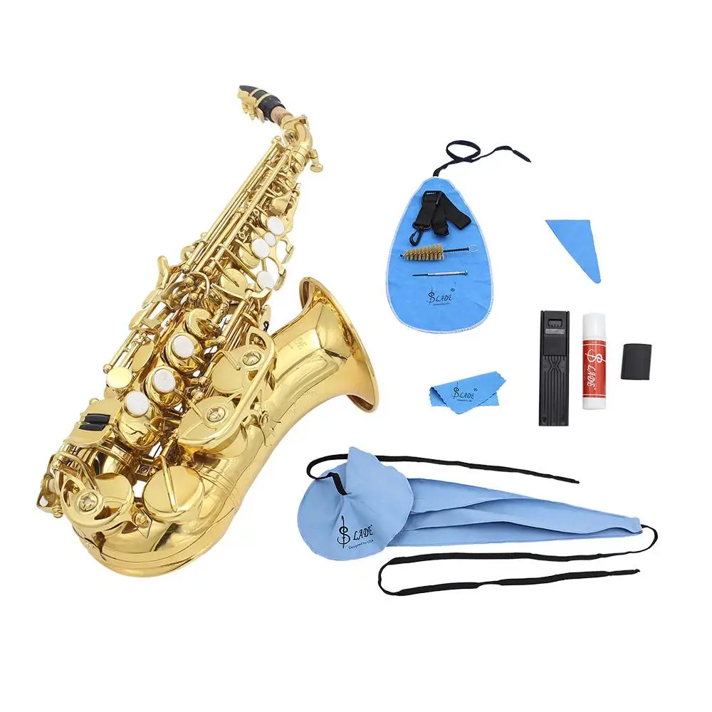 

10 In 1 Saxophone Cleaning Kit Sax Clean Cloth Mouthpiece Brush Belt Screwdriver Cushion Reed Case Sax Cork Grease Thumb Rest