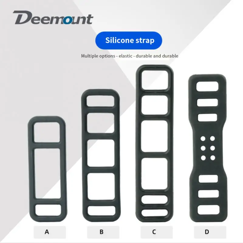 

Silicone Elastic Porous Bicycle Lamp Strap Driving Mirror Recorder Fixing Rubber Band Bicycle Headlights Taillights Accessories