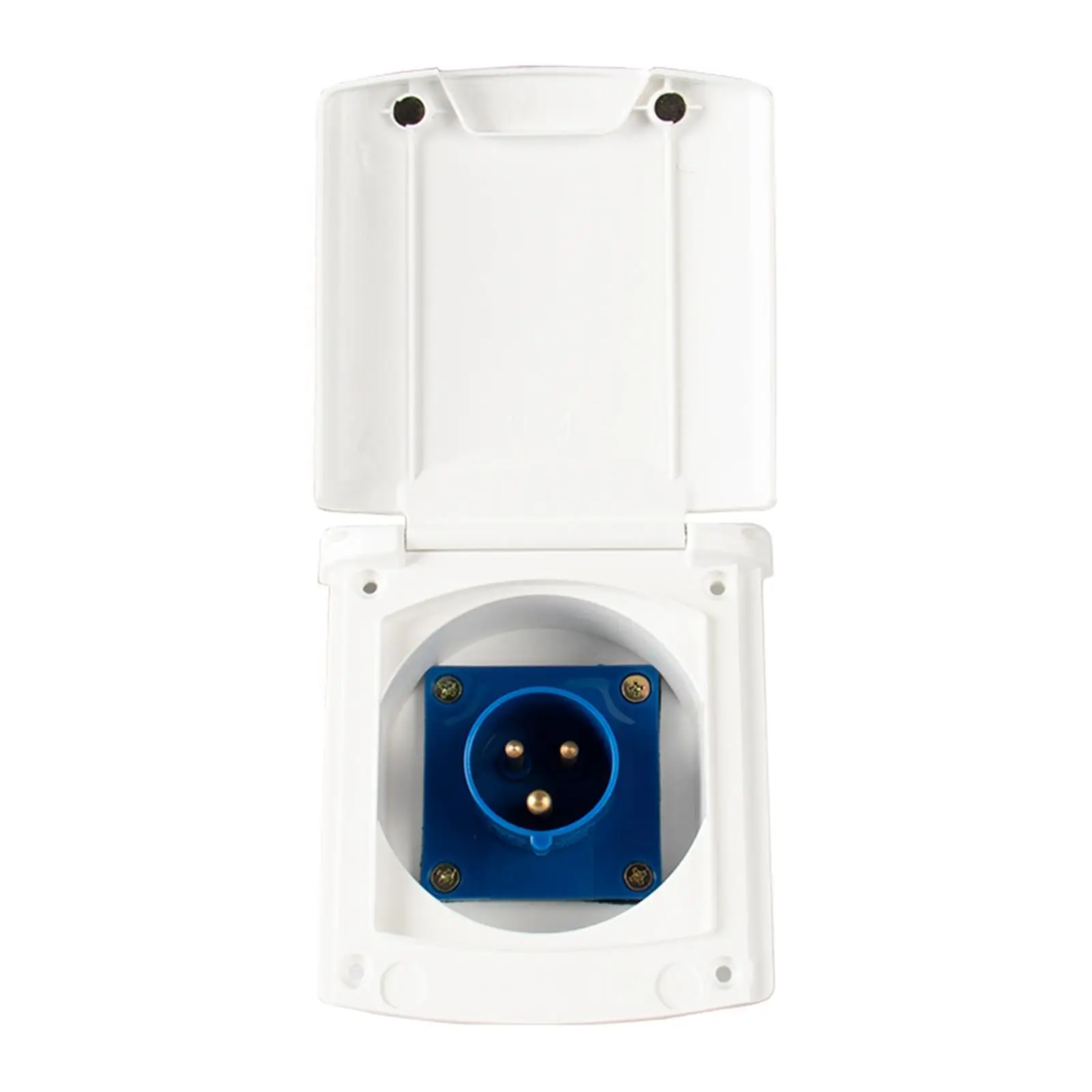 

IP44 RV Exterior Power Plug and Socket with Cover for Outdoor Camper Travel