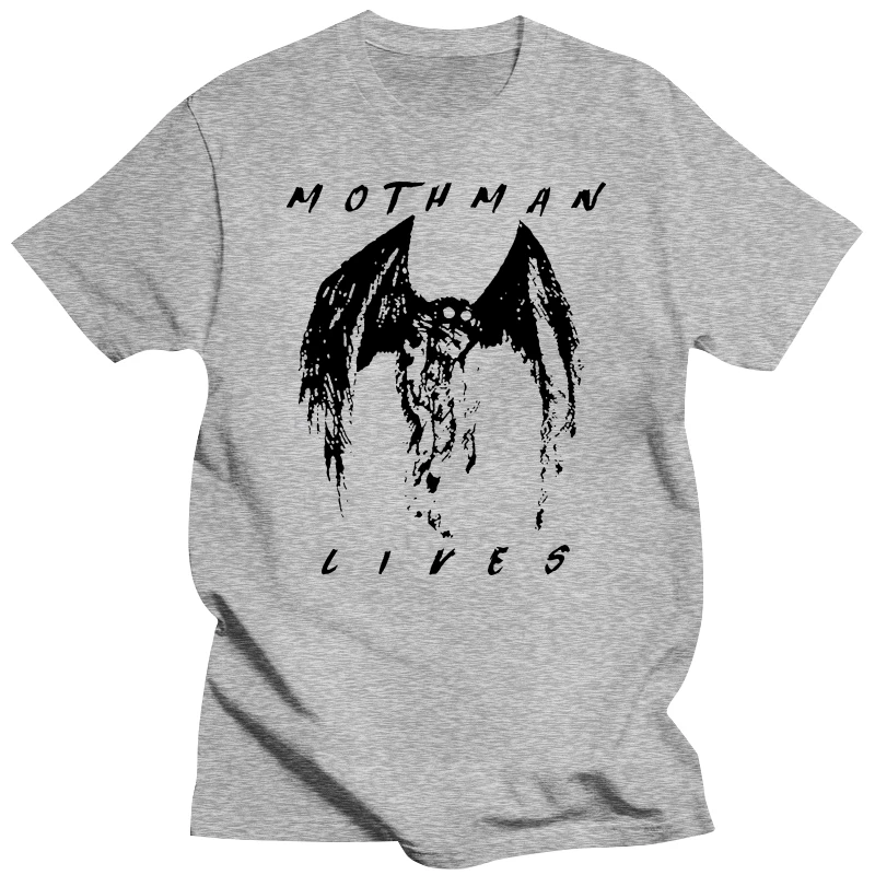 Рубашка MOTHMAN LIVES Криптозология Неразравенные таины x файлы НЛО древние