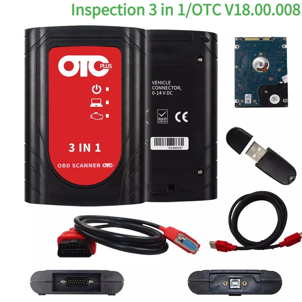 Новый OTC Plus 3 в 1 диагностический инструмент Techstream V18.00.008 OTC сканер для Toyota/lexus Car OTC Plus и OTC V18.00.008 аксессуары