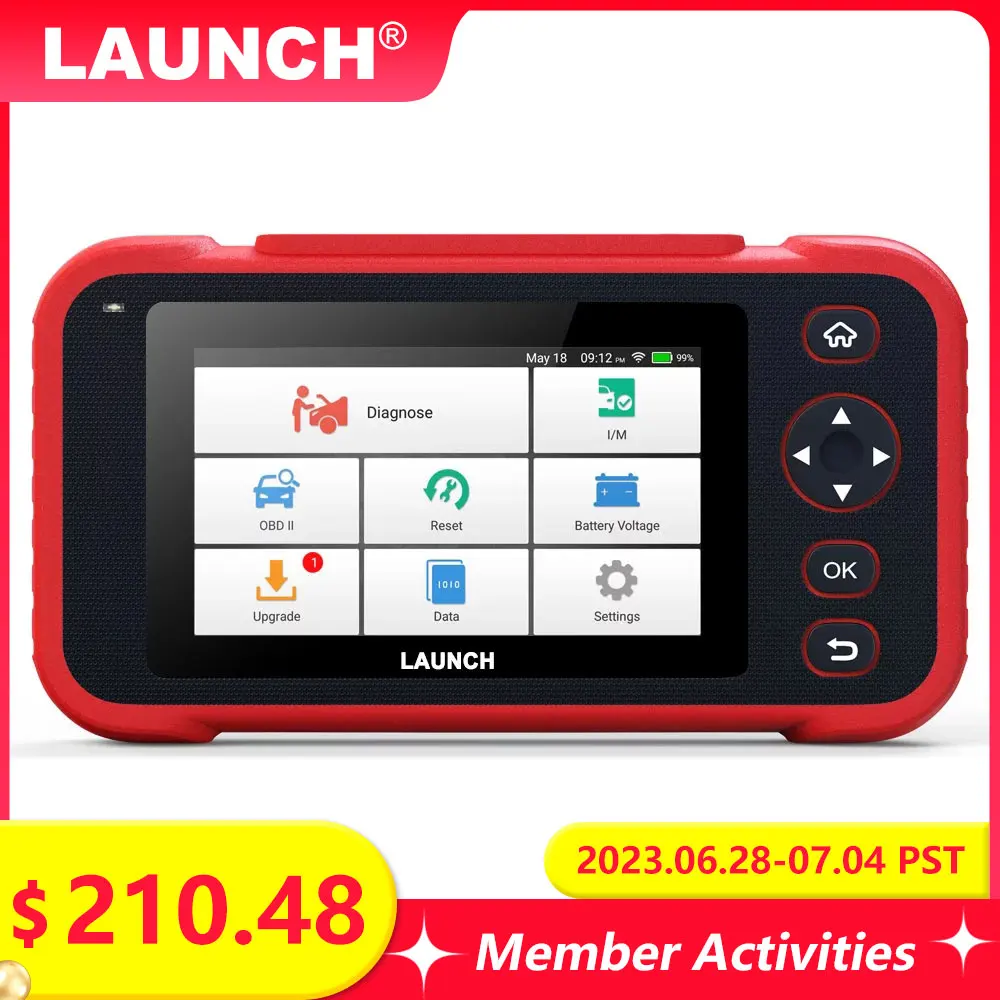 Профессиональный Автомобильный сканер LAUNCH X431, CRP129i, OBD2, SAS, SRS, EPB, сброс масла, OBD 2, автомобильный диагностический инструмент диагностика автомобилядиагностический сканер