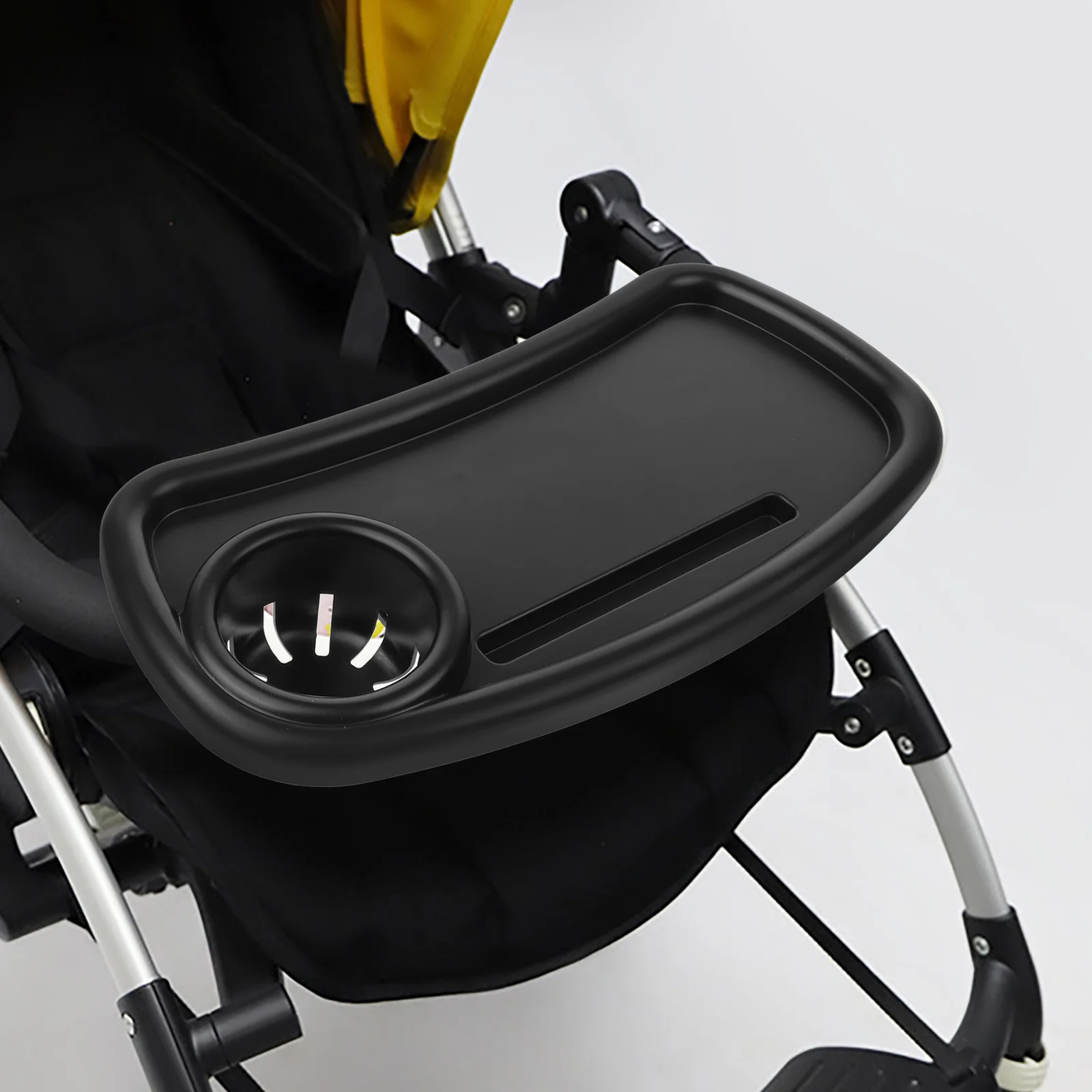 Поднос для обеденной тарелки коляски с подстаканником съемная пластиковая